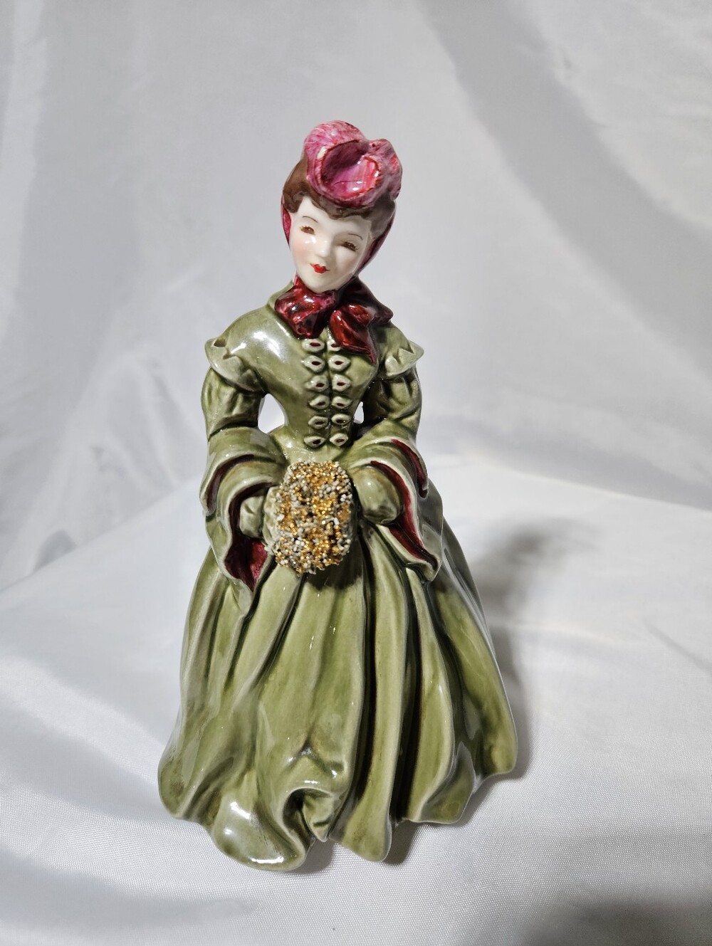 Vintage Florence Ceramic Delia Figurine. Made In Pasadena CA Mid Century 1950's